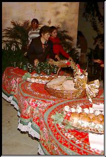 Food for the guests.