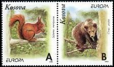 Face value A for internal mail, face value B for international postage rate.