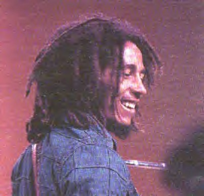 Photo of Bob Marley in Concert