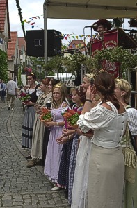 Die Weinprinzessinnen aus der Umgebung