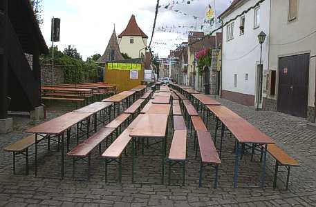Die Maingasse Richtung S&uuml;den