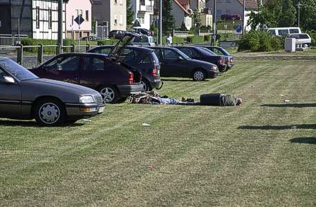 Aufbau des Zelts war nicht mehr m&ouml;glich!