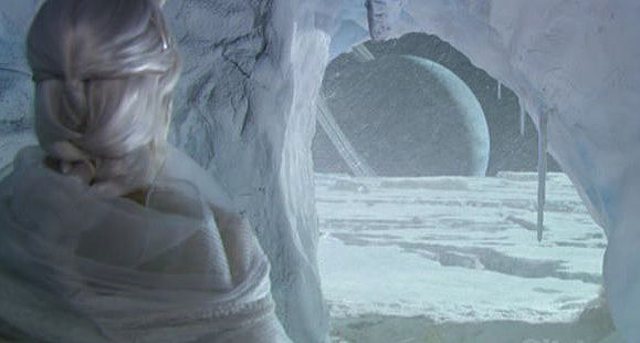 View from ice cave