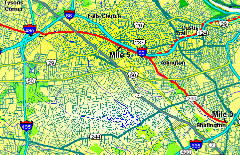 Maps of The W OD Trail - Wad1