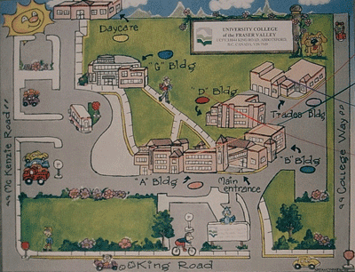 Map of UCFV