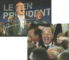 Le Pen e Chirac