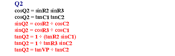 Q2 Formulas