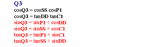 Q3 Formulas
