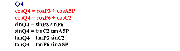Q4 Formulas