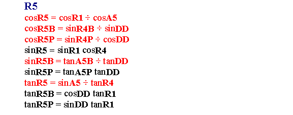 R5 Formulas
