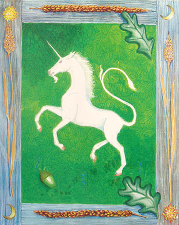 Unicorn greetings card